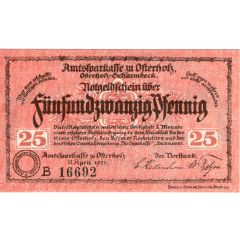 25 Pfennig Amtssparkasse