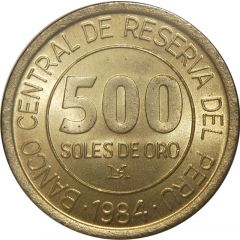 500 Soles de Oro Miguel Grau