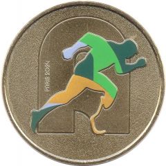 Jeton touristique - Monnaie de Paris - Paris 2024 - Médaillon A - Para Athlétisme