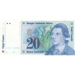 20 Francs 7th series, reserve banknote