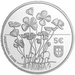 5 Euros The Four Leaf Clover, Silver
