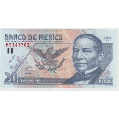 20 Pesos Bank of Mexico