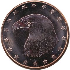 1 oz Copper Golden State Mint - Eagle