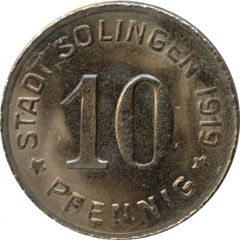 10 Pfennig - Solingen