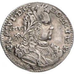 1 Carlino - Carlo VI
