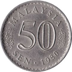 50 Sen - Agong