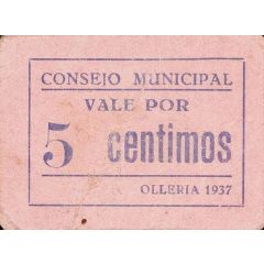 5 Céntimos Ollería