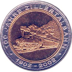 Medal - 100 Jahre Zillertalbahn
