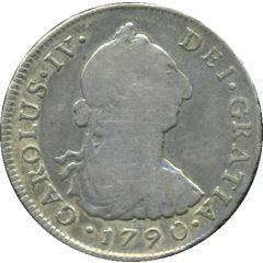 4 Reales - Carlos IV Numeral IV - Carlos III portrait