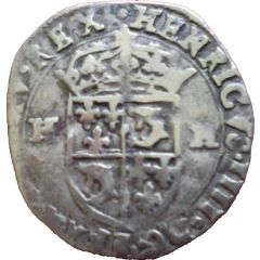 Douzain - Henri IV Dolphin issue, 2nd type