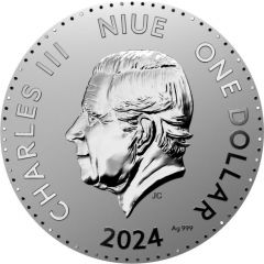 1 Dollar - Charles III Year of the Dragon