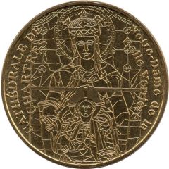 Monnaie de Paris Tourist Token - Cathedrale de Chartres Notre Dame de la belle verrière