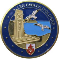 Jeton touristique - La Monnaie du Patrimoine - Les Sables d`Olonne - L`Horloge et la mer - Vendée