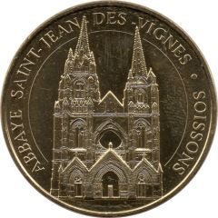 Monnaie de Paris Tourist Token - Soissons Abbaye Saint-Jean-des-Vignes