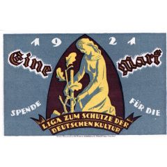 1 Mark Liga zum Schutze der Deutschen Kultur