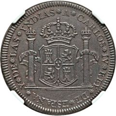 4 Reales - Carlos IV Proclamation coinage