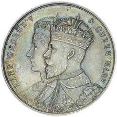 Medal - George V Coronation, Govan, silver