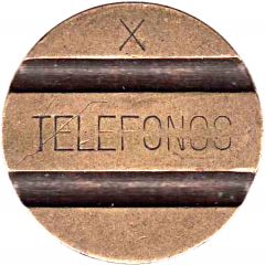 Token - Telefonos 3 grooves, X