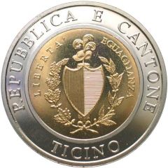1 Scudo - Republic and Canton of Ticino