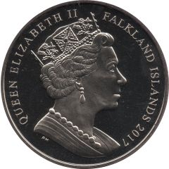 1 Crown - Elizabeth II 35th Anniversary of Liberation