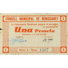 1 Peseta Benissanet