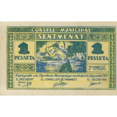 1 Peseta Sentmenat