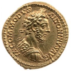 Aureus - Commodus LIBERAL V TR P VII IMP IIII COS III P P, Liberalitas