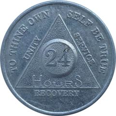 Token - Alcoholics Anonymous Sobriety 24 Hours