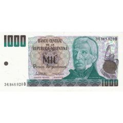 1000 Pesos argentinos