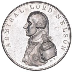 Medal - George III Return to England, white metal