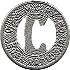 1 City Fare - C.R. and M.C. Ry Co. Cedar Rapids, Iowa