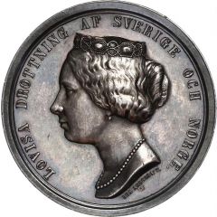 Medal - Death of Queen Louise in Stockholm