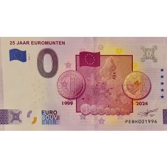 0 Euro - 25 jaar Euromunten