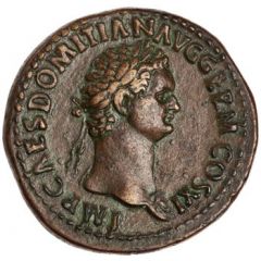Sestertius - Domitian GERMANIA CAPTA S C, Germania