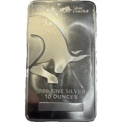 10 Ounces - Sunshine Minting Silver Goldbull
