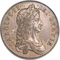 1 Shilling - Charles II 1st milled bust