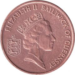 1 Penny - Elizabeth II 3rd portrait, magnetic