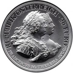 20 Euros Birth of Empress Maria Theresa - Justice