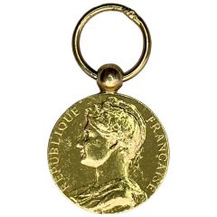 Réduction - Médaille d’Honneur - Ministère du Travail et de la Sécurite Sociale échelon vermeil