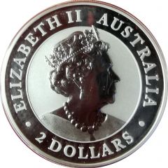 2 Dollars - Elizabeth II 6th Portrait - Welcome Stranger Nugget