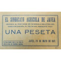 1 Peseta Jávea