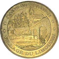 Jeton touristique - Monnaie de Paris - Saint Victurnien - Village du limousin