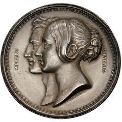 Medal - Victoria Royal Wedding, silver