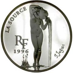 10 Francs / 11/2 Euro La Source by Ingres