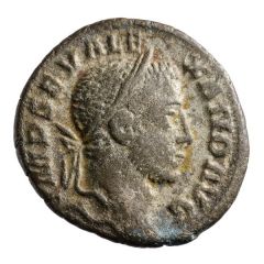 Denarius - Severus Alexander P M TR P VII COS II P P, Mars