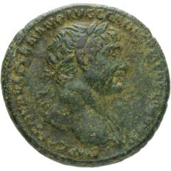 As - Trajan S P Q R OPTIMO PRINCIPI S C ARAB ADQ, Arabia