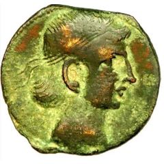Bronze with cornupete bull GERMANVS INDVTILLI