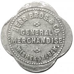 5 Cents - Herr Merc. Co. Inc. Wishek, North Dakota