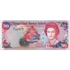 10 Dollars - Elizabeth II B Series, Revised Colouring
