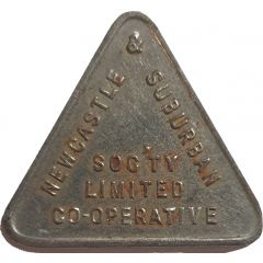 Token - 1 Pint Milk Newcastle & Suburban Co-operative Society